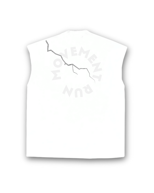 tank top - Run white