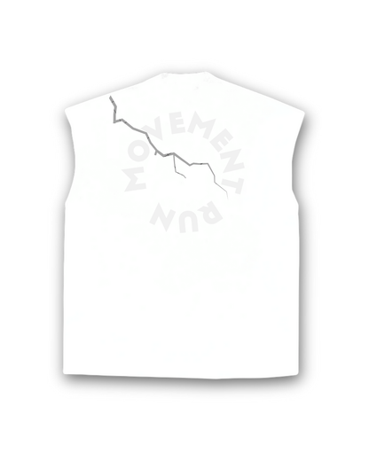 tank top - Run white