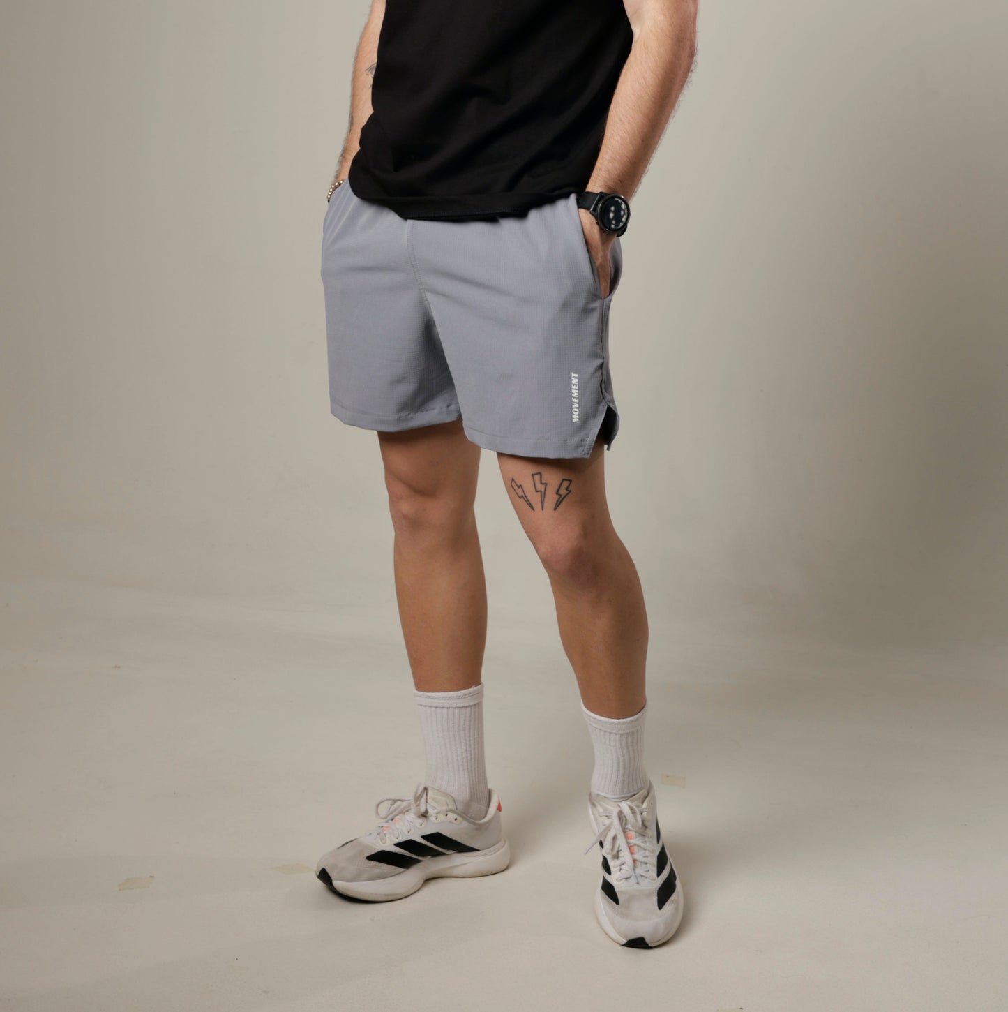 Short - Action light gris