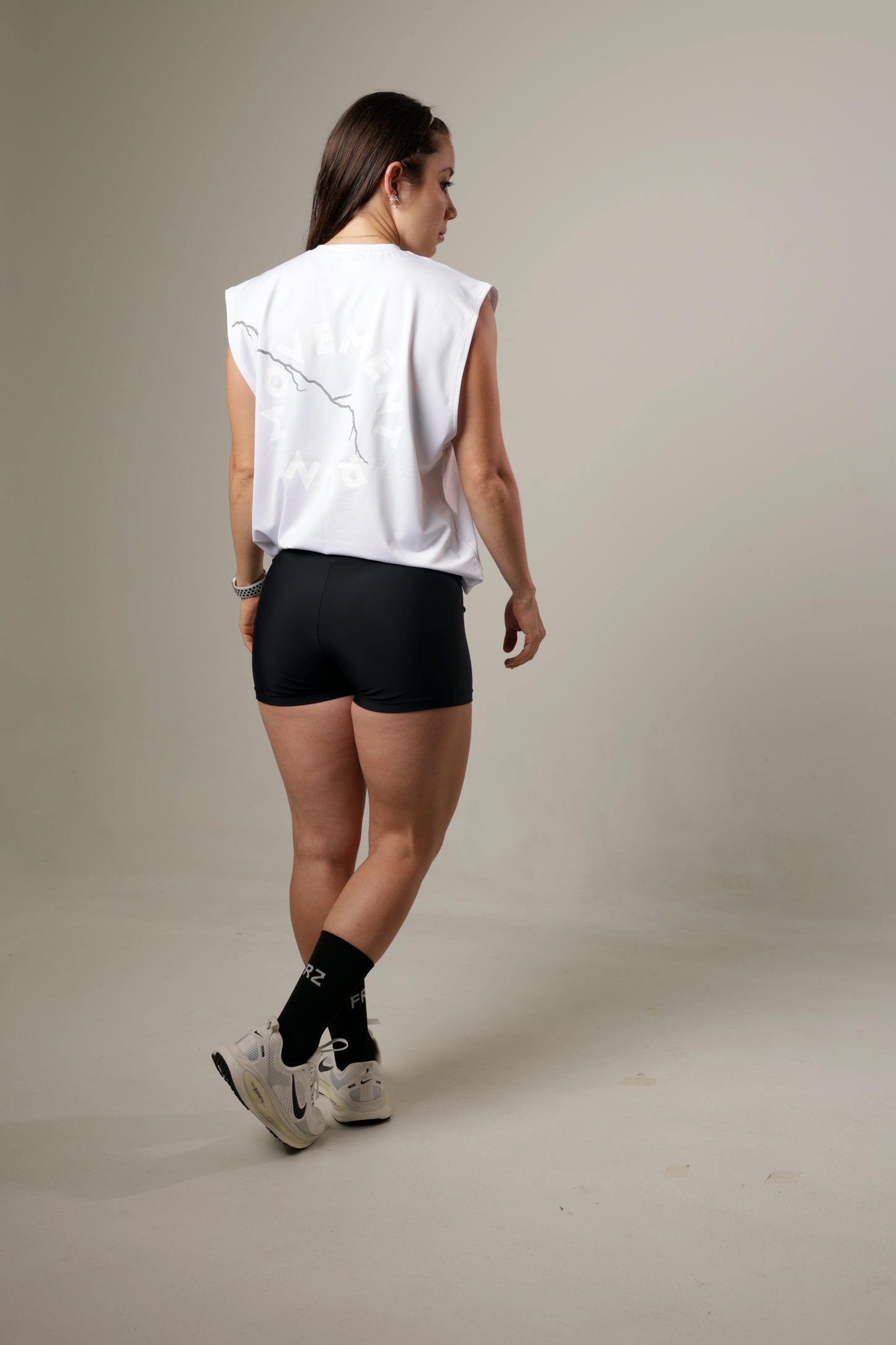 tank top - Run white