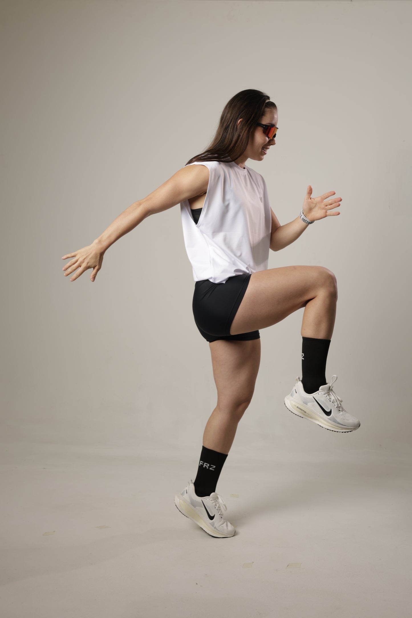 tank top - Run white
